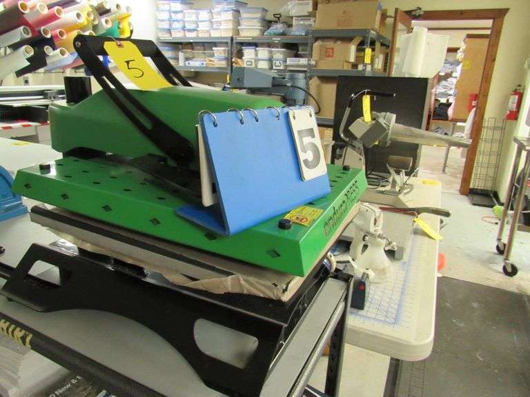 ENDURA TSHIRT PRESS, MDL SEXHEPSD20, 16" X 20", 110V, WITH DIGITAL