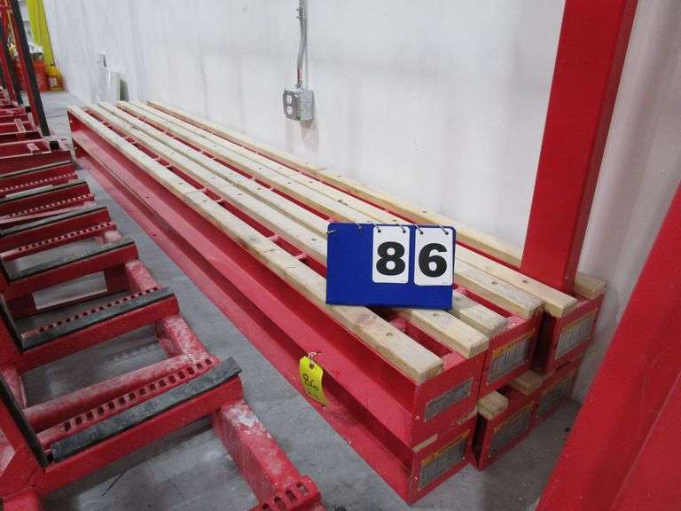 LOT, (4) HERCULES BUNDLE RACKS MDL 6700 WITH APPROX. (32) POLES **DELAYED PICKUP** Rosen Systems