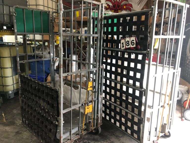 (2) MAIL CARTS Rosen Systems