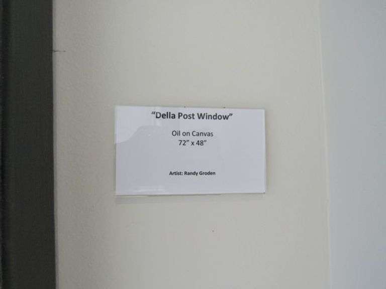 DELLA POST WINDOW, OIL ON CANVAS, 72