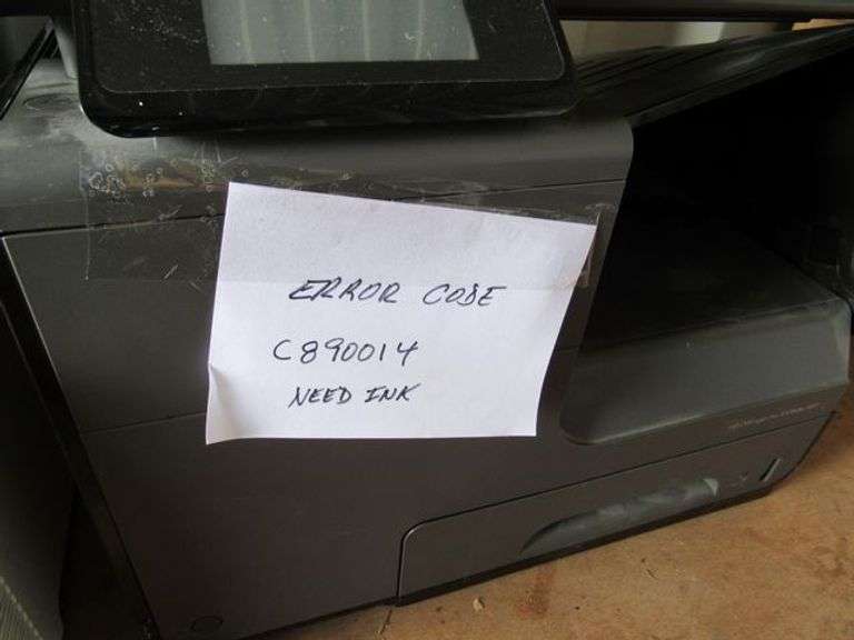 (1) HP PRINTER LASERJET PRO 400 COLOR, NO POWER SUPPLY AND (1) HP