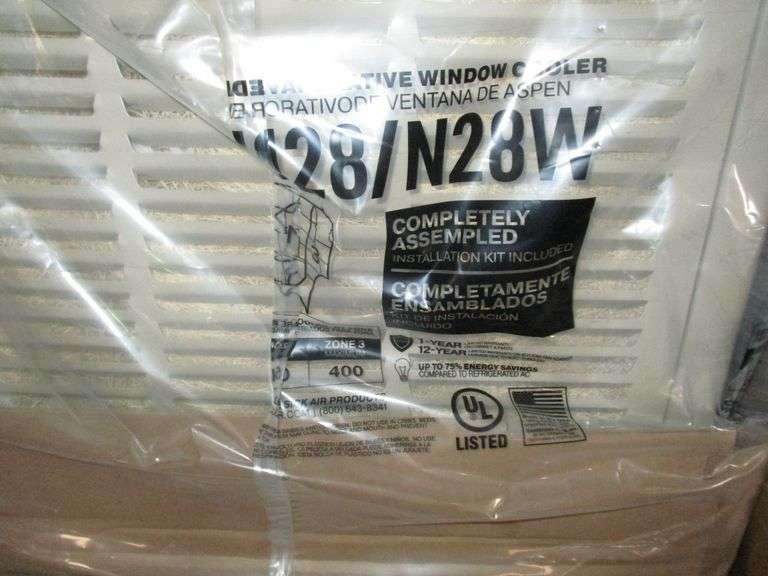 CHAMPION ASPEN MEDIA EVAPORATIVE COOLER WCM28N28W, WINDOW COOLER