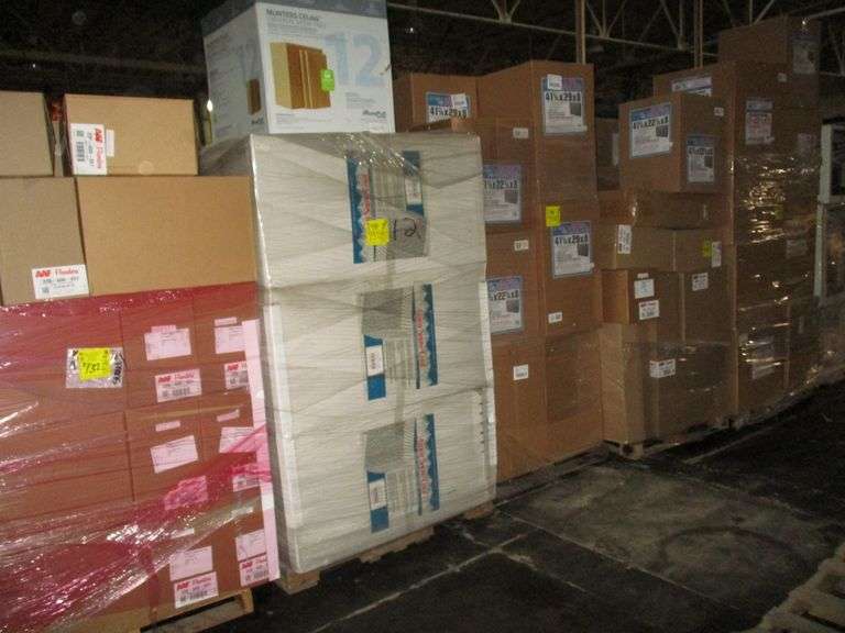 LARGE LOT INCLUDING ASSORTED EVAPORATIVE COOLER FILTERS AS SHOWN ON (7