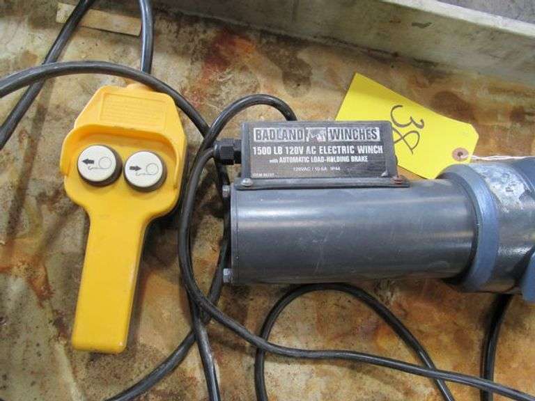 ELECTRIC WINCH, BADLAND WINCHES, 1,500LB CAPACITY Rosen Systems