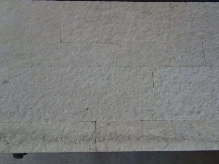 LOT OF (59) BOXES OF COLORADO WHITE MARBLE PEEL AND STICK LEDGER PANELS