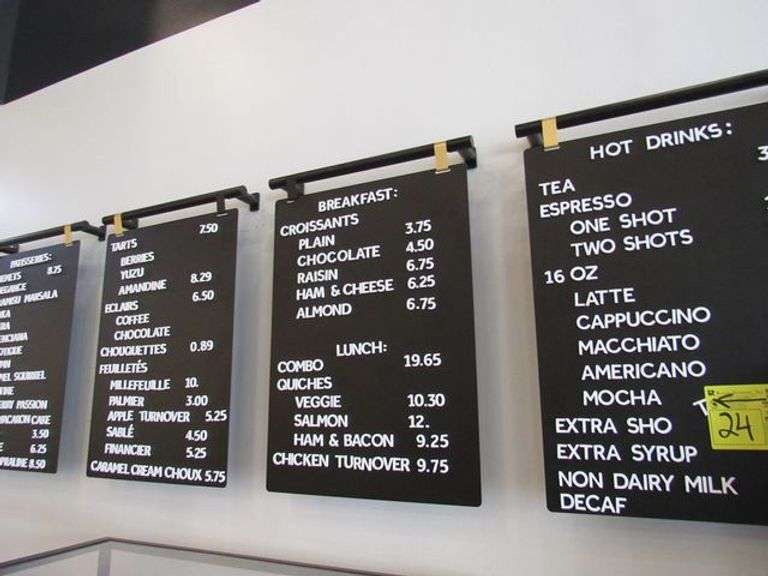 LOT, (4) CHANGEABLE MENU BOARDS WITH LETTERS Rosen Systems