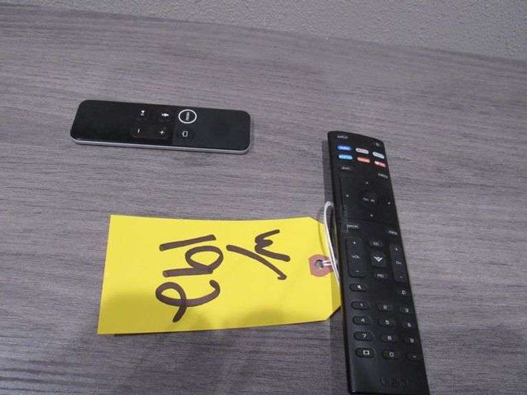 48" VIZIO TV, WALL MOUNTED WITH REMOTE *BIDDER MUST REMOVE PROPERLY