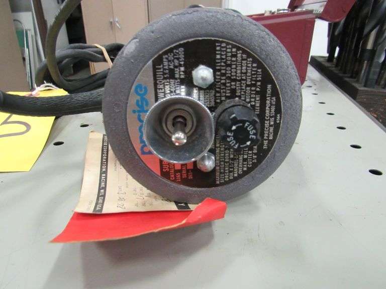 LOT, (1) PRECISE ELECTRIC JIG GRINDER JM718 W/CASE & (1) PRECISE