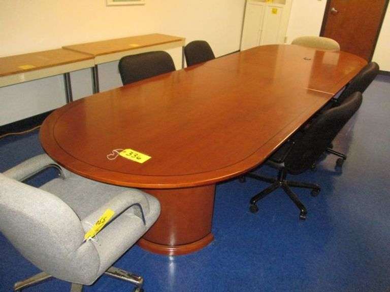 CONTENTS OF ROOM AS SHOWN INCLUDING CONFERENCE ROOM TABLE, MINI FRIDGE