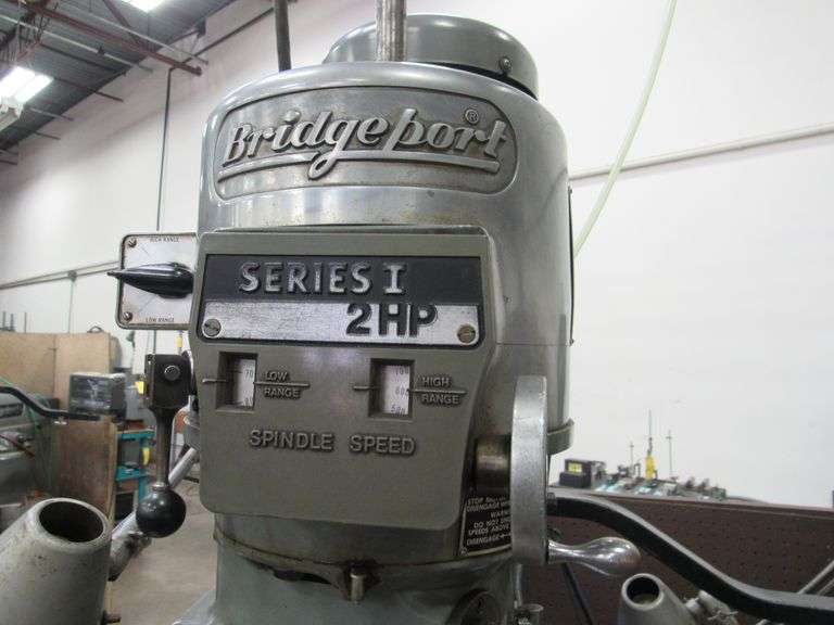 BRIDGEPORT VERTICAL MILL SERIES I, 2 HP, S/N J261166, TABLE SIZE 48" X