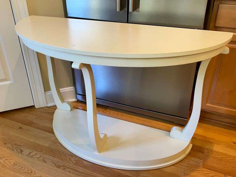 Pier One Half Moon Entryway Table reSettled Life