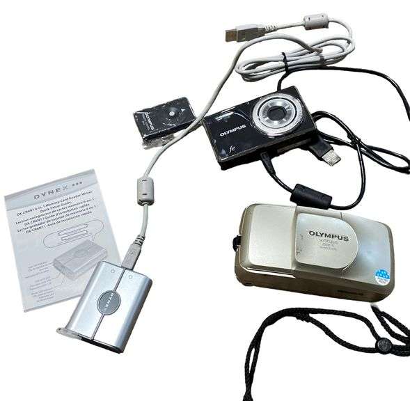 Cameras (2) and Dynex Memory Card Reader reSettled Life