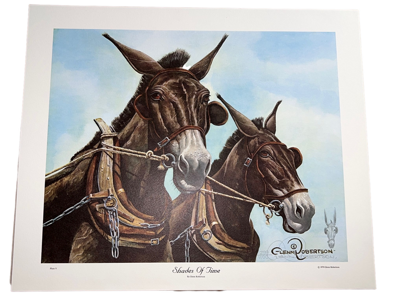 Trio of Glenn Robertson Unframed Prints reSettled Life
