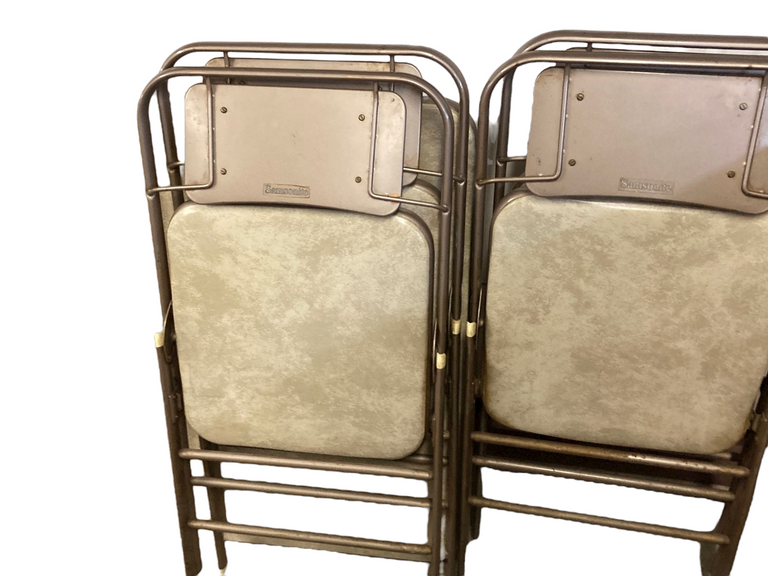 Vintage Samsonite Card Table, Extender and Chairs reSettled Life