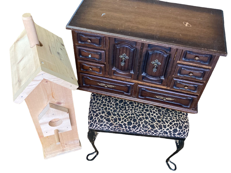 Stool, Jewelry Box and More reSettled Life