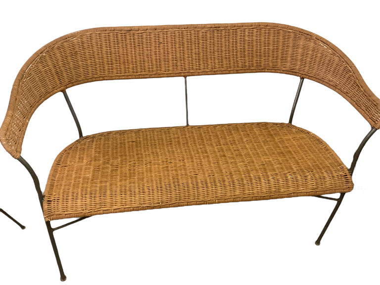 Wicker Loveseat reSettled Life