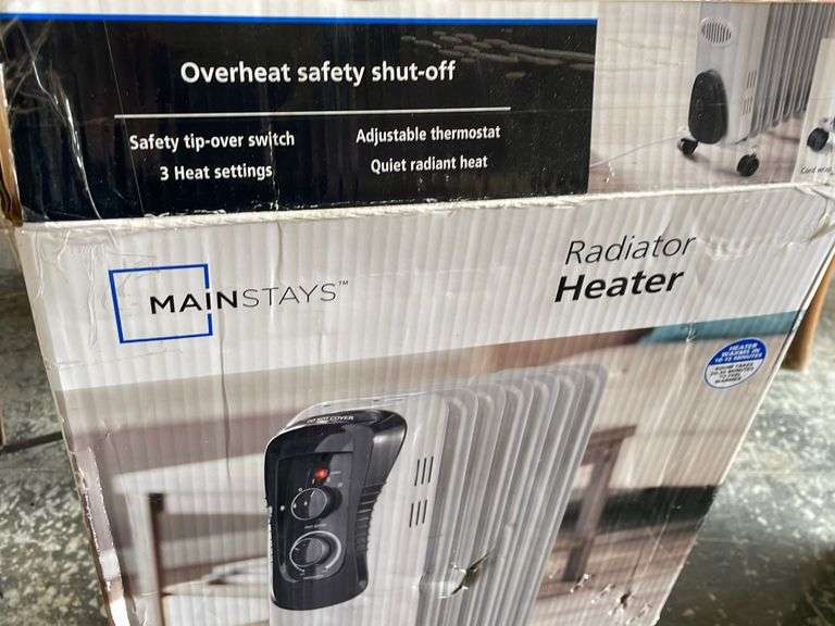 Mainstays Radiator Heater reSettled Life