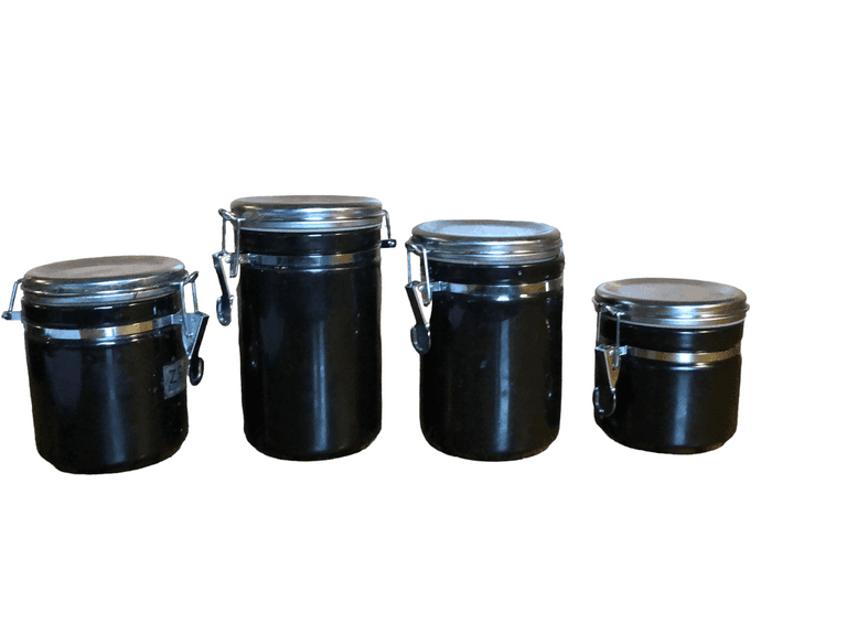 Black Ceramic Canisters reSettled Life