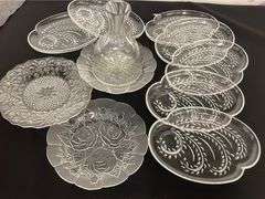 Glass Luncheon/Snack Plates - reSettled Life