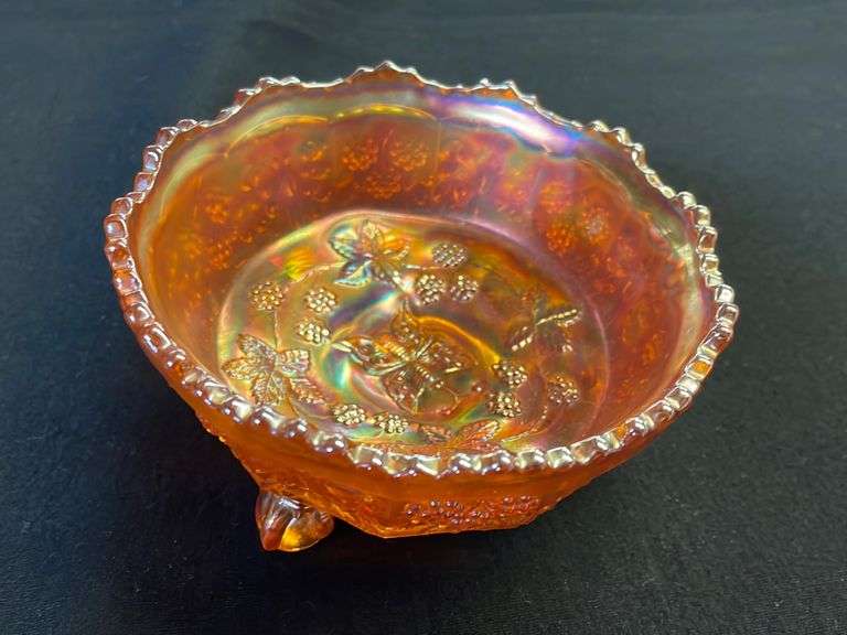 Antique Fenton Carnival Glass reSettled Life