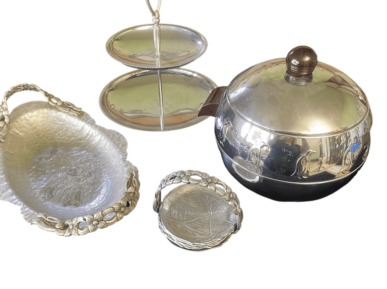 Ice Bucket and Serving Trays reSettled Life