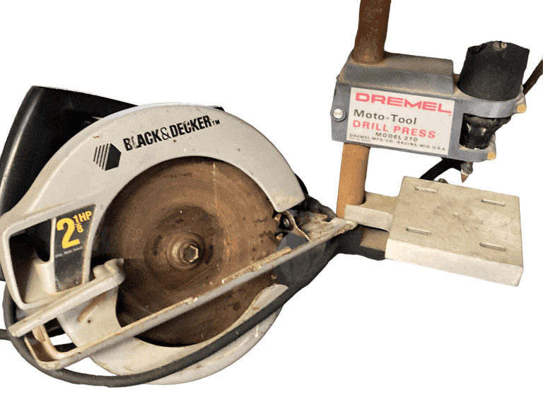 Saw, Dremel and Wood Handles reSettled Life