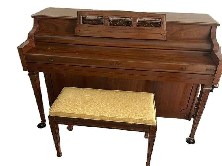 W. W. Kimball Co. Consolette Upright Player Piano reSettled Life