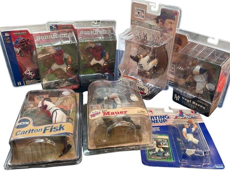Variety of Baseball Figurines reSettled Life