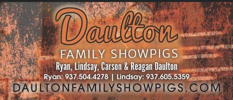 Daulton Family Showpigs Live Sale