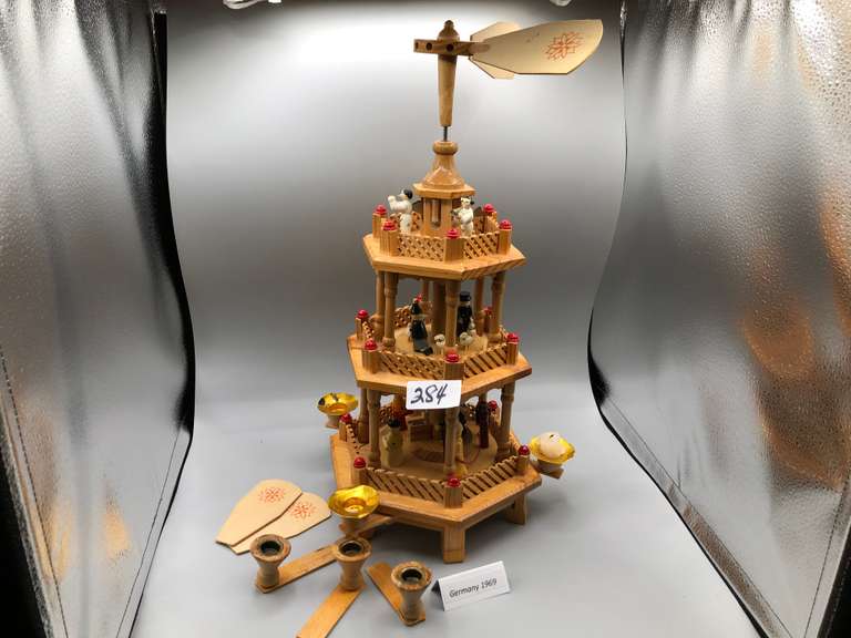German Candle Carousel missing pieces BHHS GA Properties Auction Group