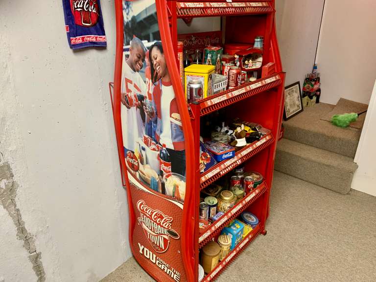 5 Shelf Coca Cola Display (items on shelves not included) 70x34 BHHS