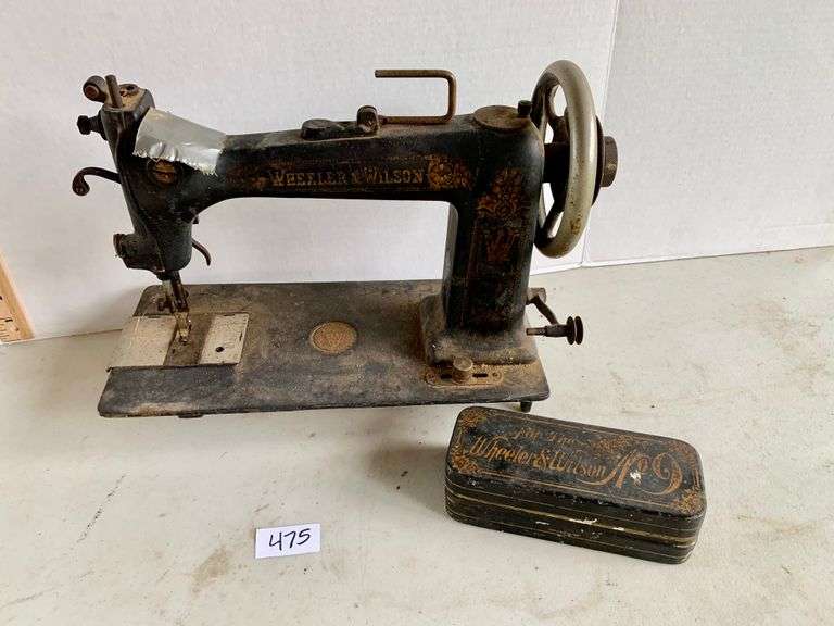 Wheeler & Wilson Sewing Machine BHHS GA Properties Auction Group