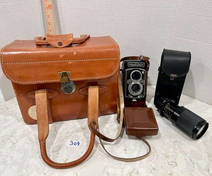 Rolleiflex Camera with Camera Bag and More BHHS GA Properties Auction