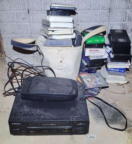 Emerson VHS Player, VHS Tapes, CD's and More BHHS GA Properties
