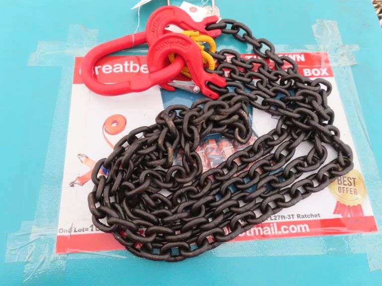 new-5-16-7ft-g80-double-legs-lifting-chain-sling-schmid-auction