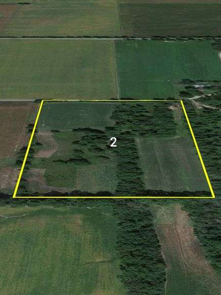 Tract 2: 18 + or – acres, 9.13 + or – Acres Tillable & 8.87 wooded hunting acres. 