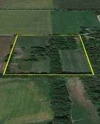 Tract 2: 18 + or – acres, 9.13 + or – Acres Tillable & 8.87 wooded hunting acres. 