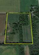 Tract 2: 18 + or – acres, 9.13 + or – Acres Tillable & 8.87 wooded hunting acres. 