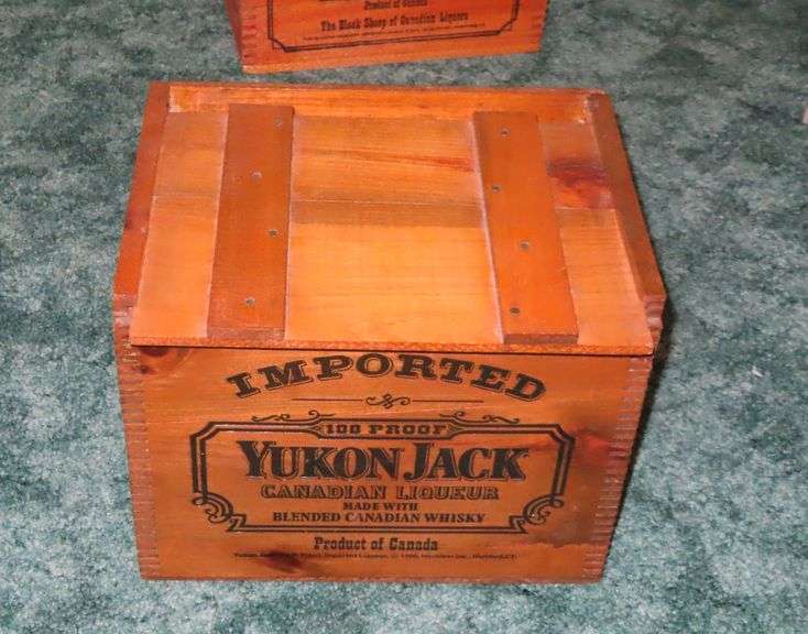 Imported Yukon Jack wood box Schmid Auction