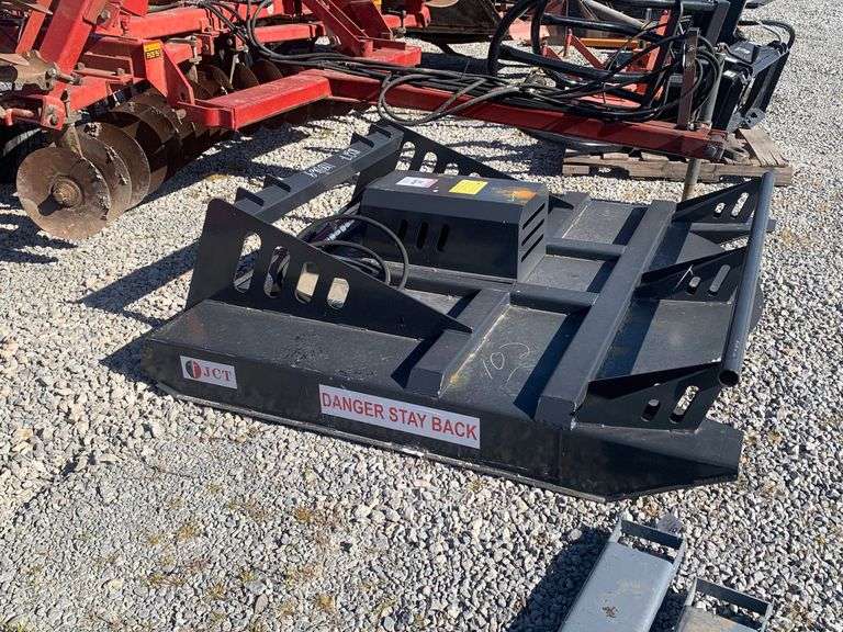 New JCT Skid Steer Hydraulic 72" brush cutter Schmid Auction
