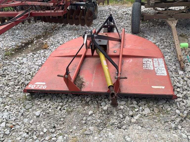 3pt 72" Bush Hog pto mower, 540 pto Schmid Auction