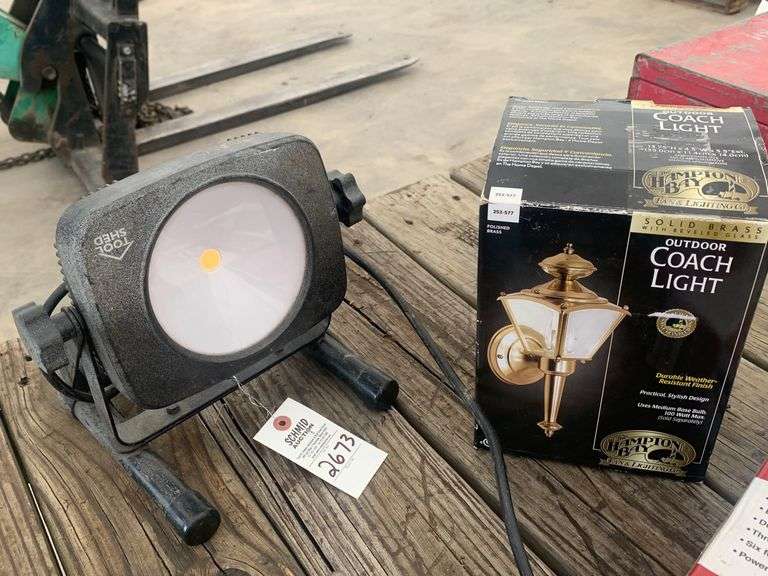 Spotlight, heat gun, sander, miscellaneous Schmid Auction