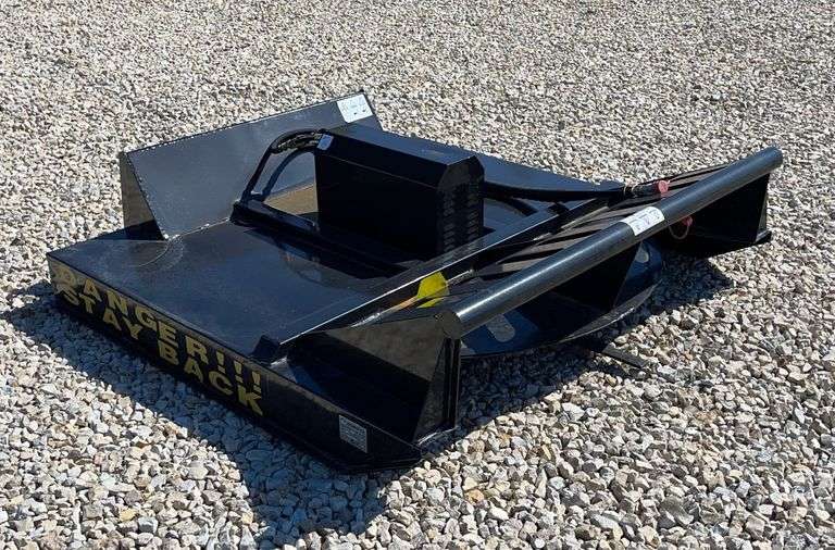 Unused Agrotk 6' skid steer grass mower Schneider Auctioneers LLC