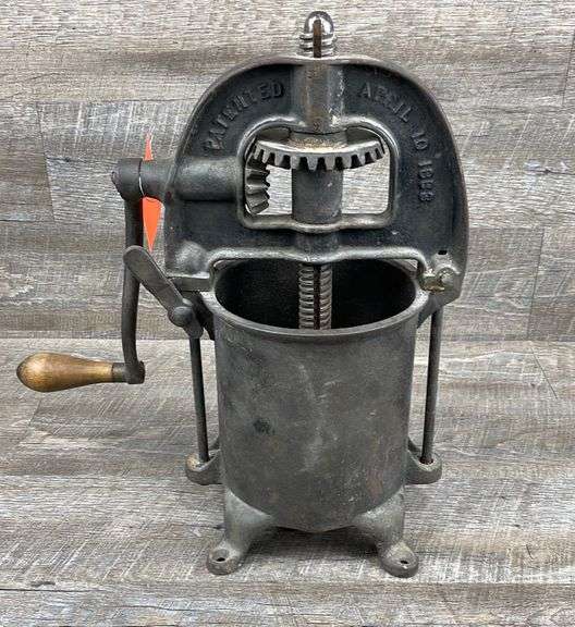 Antique Enterprise sausage stuffer fruit press Schneider