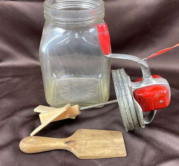 Dazey 40 butter churn Schneider Auctioneers LLC