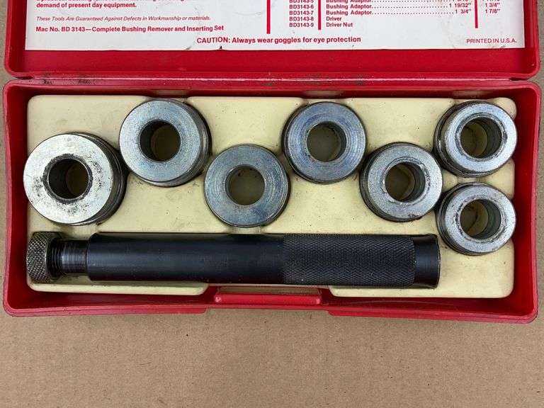 2 Mac bushing driver sets Schneider Auctioneers LLC