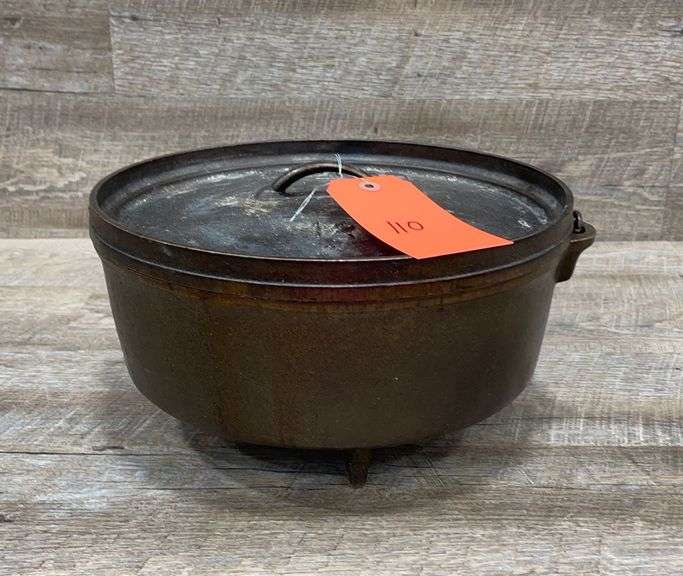 Lodge 12 footed Dutch oven Schneider Auctioneers LLC