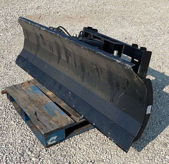 Unused Uppro 86" skid steer snow plow Schneider Auctioneers LLC