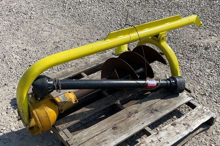 Danuser 3pt post hole digger Schneider Auctioneers LLC