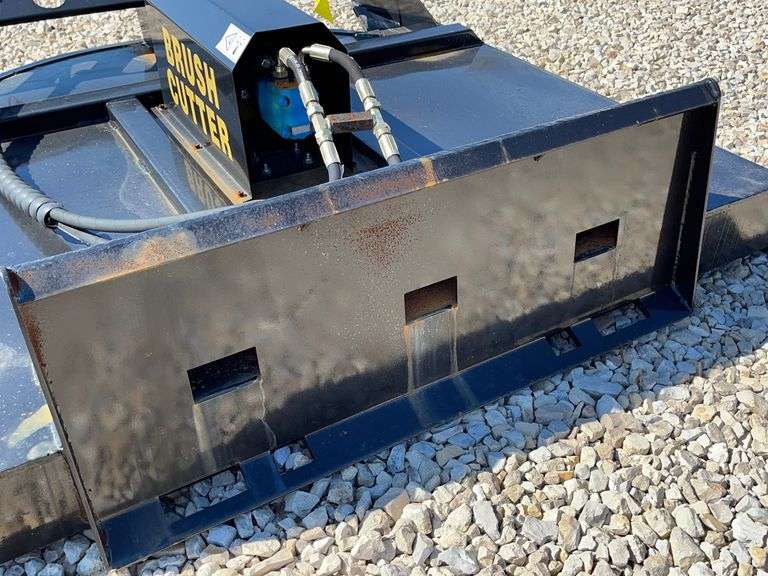 Unused Agrotk 6' skid steer grass mower Schneider Auctioneers LLC